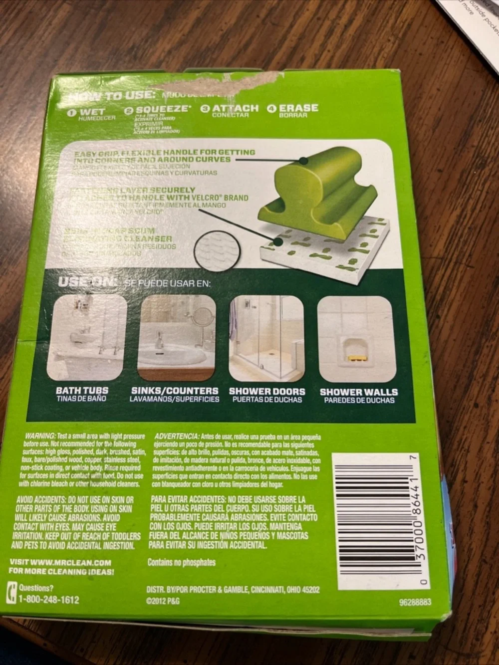 Mr. Clean Magic Eraser Bath Cleaning Pads - Green